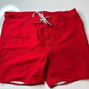 Jacobs by Marc Jacobs for MARC by Marc Jacobs Red Swimming Trunks Mens Sz Large